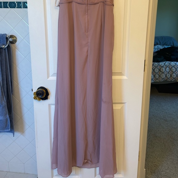 Off the shoulder David’s bridal dress - quartz, SZ 12 - Picture 8 of 14